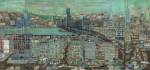 Ralph Fasanella. New York City, 1957. Oil on canvas. 50 x 110 in. Collection of Nicholas and Shelley Schorsch. Image courtesy Estate of Ralph Fasanella.